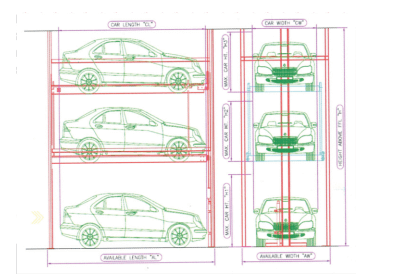 Stack parking system